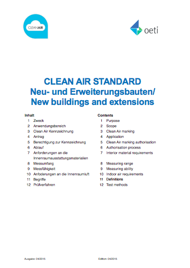 CLEAN AIR Standard Neu- & Umbauten